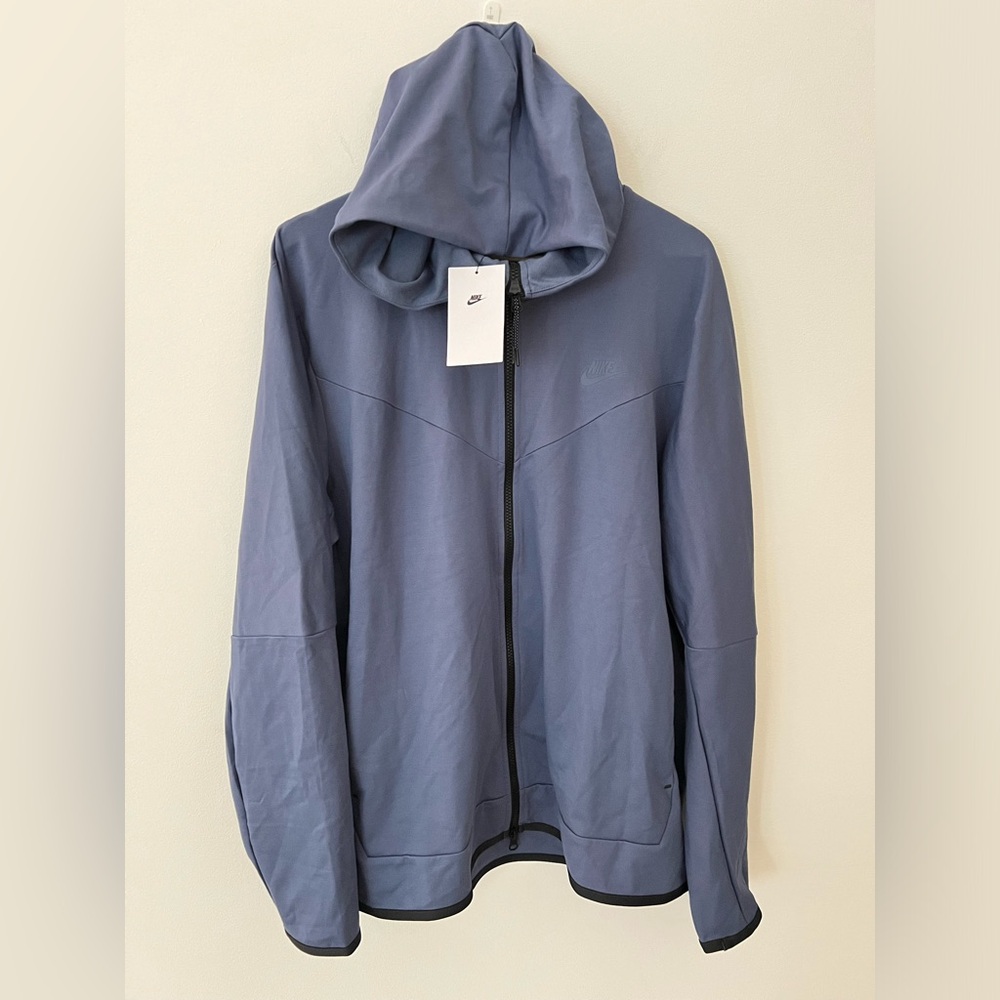 Nike Tech Fleece Lightweight Full Zip Hoodie Men's Diffused Blue DX0822-491